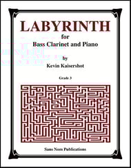 cover Labyrinth Bass Clarinet and Piano cover